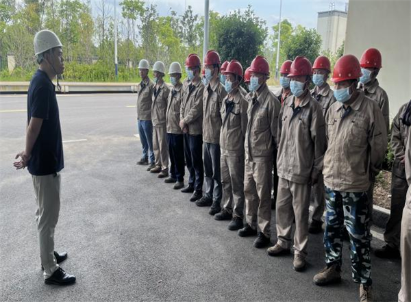 馳城杭蕭綠色建筑有限公司開展突發(fā)火災事件人員緊急疏散及滅火應急預案演練活動