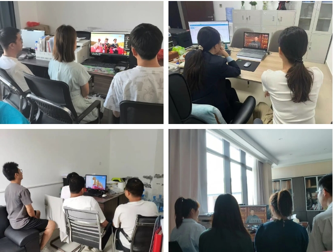 市城投集團(tuán)集中收聽收看紀(jì)念中國人民抗日戰(zhàn)爭暨世界反法西斯戰(zhàn)爭勝利80周年大會(huì)